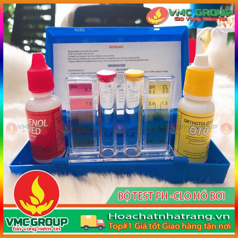 BỘ TEST NƯỚC BỂ BƠI TEST HÀM LƯỢNG CLO VÀ PH TRONG NƯỚC HCNT