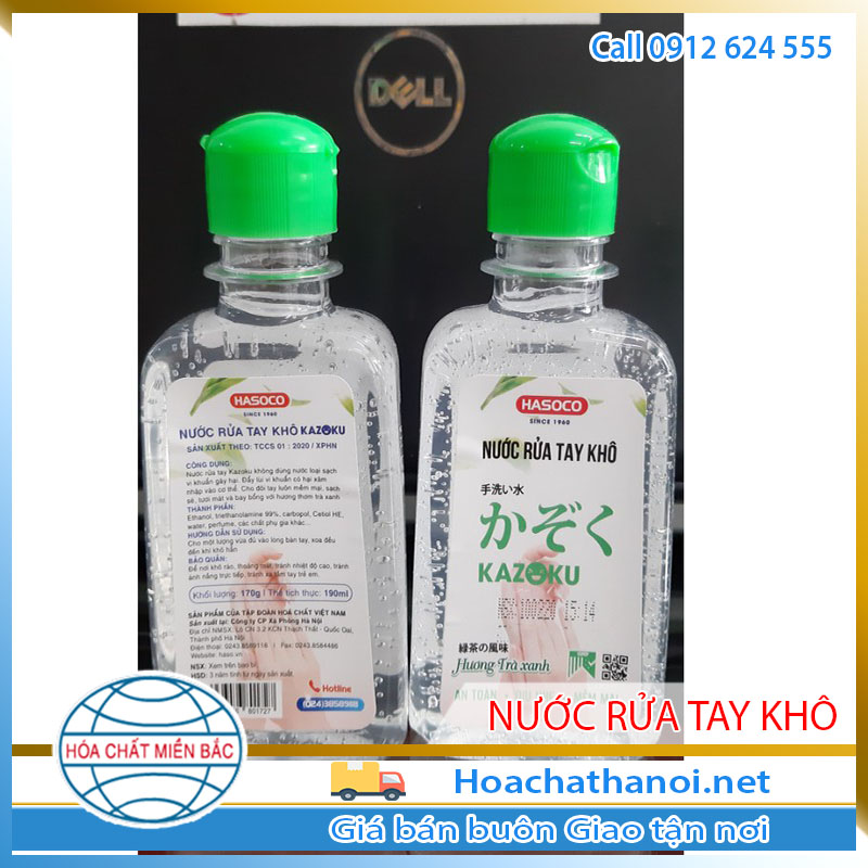 NƯỚC RỬA TAY KHÔ CHAI 190ML