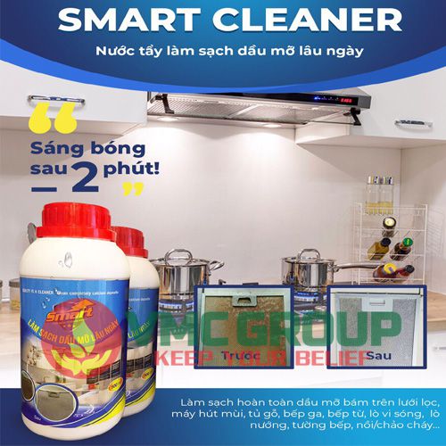 Smart Cleaner nuopc tay sach dau mo lau ngay